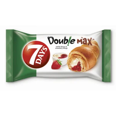 Vanilla & Strawberry Croissant 80g