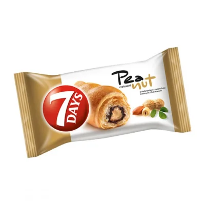 7 Days Croissant Double Peanut And Cocoa 80g