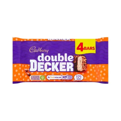Cadbury Double Decker 4 Pack 149.2g