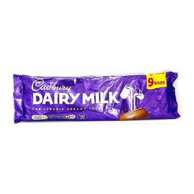 Cadbury Dairy Milk 9 Pack 244.8g