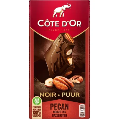 Côte d'Or Bloc Hazelnut Pecan 180g