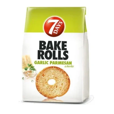 Bake Rolls 7 Days Italian Cheese And Garlic 150g