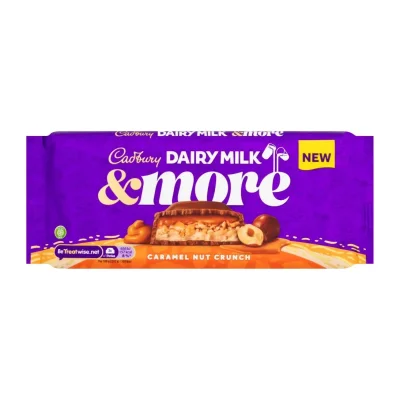 Cadbury Dairy Milk & More Caramel Nut Crunch 200g