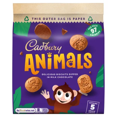 Cadbury Mini Animals 5 Pack 99.5g