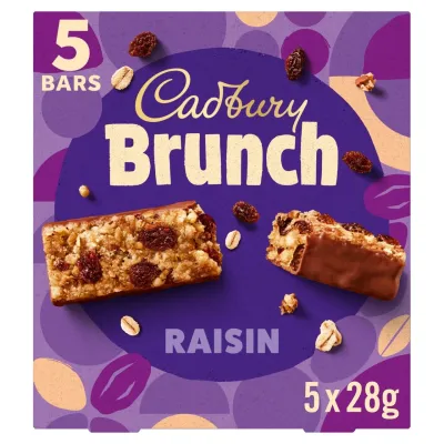 Cadbury Brunch Bar Raisin 140g