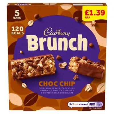 Cadbury Brunch Bar Choc Chip 140g
