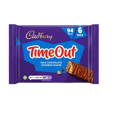 Cadbury Time Out Original 6 Pack 108g