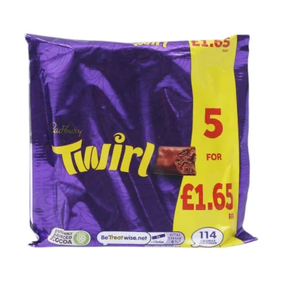 Cadbury Twirl 5 Pack 107.5g