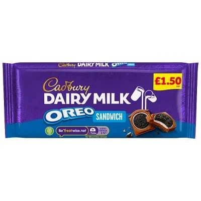 Cadbury Oreo Dairy Milk Sandwich 96g