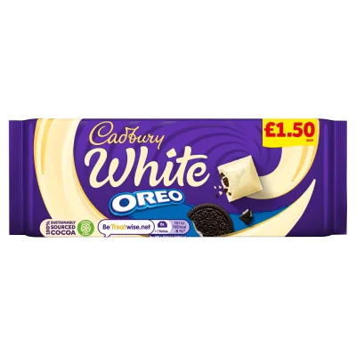 Cadbury Oreo White Chocolate 120g