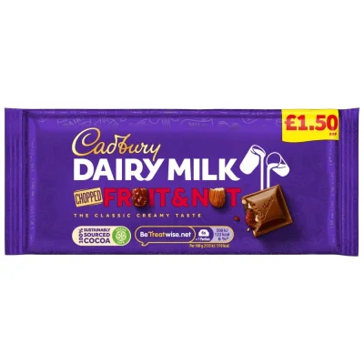 Cadbury Dairy Milk Fruit & Nut 95g