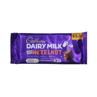 Cadbury Dairy Milk Chopped Hazelnut 95g
