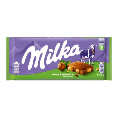 Milka Whole Hazelnuts 95g