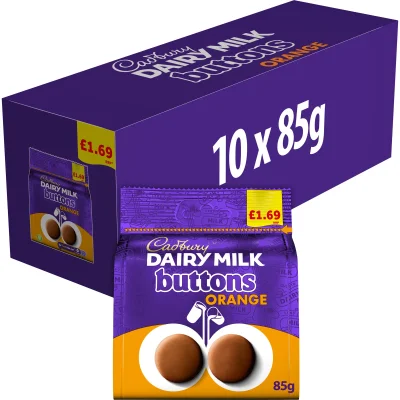 Cadbury Orange Buttons 85g
