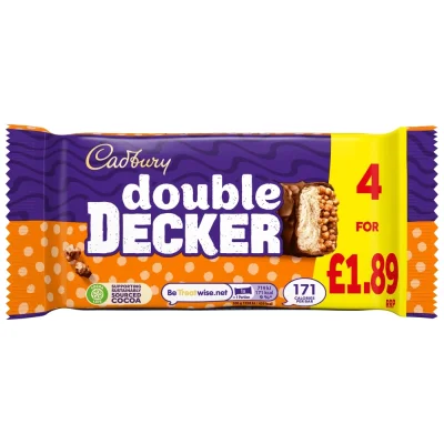 Cadbury Double Decker 4 Pack 149.2g