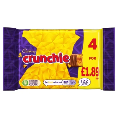 Cadbury Crunchie 4 Pack 104.4g