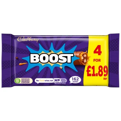 Cadbury Boost 4 Pack 126g