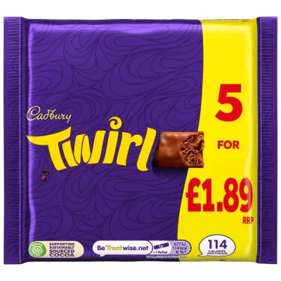 Cadbury Twirl 5 Pack 107.5g