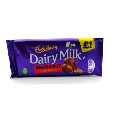Cadbury Dairy Milk Fruit & Nut 95g