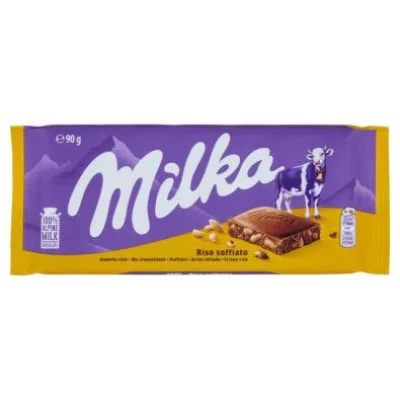 Milka Tavoletta di Cioccolato con Riso Soffiato Gr.100