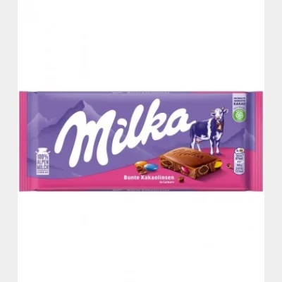 MILKA ΣΟΚΟΛΑΤΑ ΧΡΩΜΑΤΙΣΤΑ ΚΟΥΦΕΤΑΚΙΑ 220gr