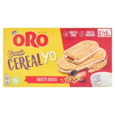 Oro Saiwa Vitasnella Cereal Yo Frutti Rossi Gr.253