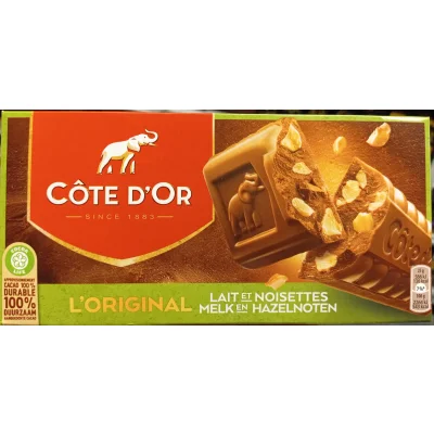 Côte d'Or Tablet Milk Chocolate Hazelnuts 400g