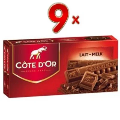 Côte d'Or Tablet Milk Chocolate 400g