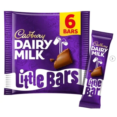 Cadbury Dairy Milk Little Bars 6 Pack 108g