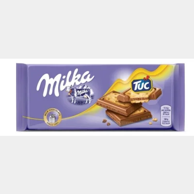 Milka Tablet Chocolate Tuc  87 gr
