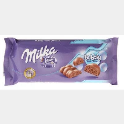 Milka Bubbly Tablet Chocolate Milk  80 gr