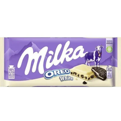 Milka Chocolate White Oreo 100g