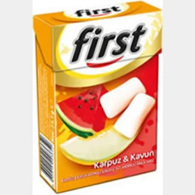First Chewing Gum Watermelon&Melon 23.1 gr