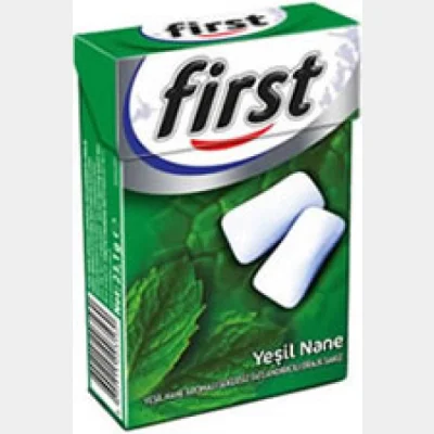 First Chewing Gum Green Mint  23.1 gr