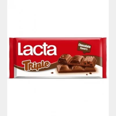 LACTA ΣΟΚΟΛΑΤΑ TRIPLE CHOCO 90gr