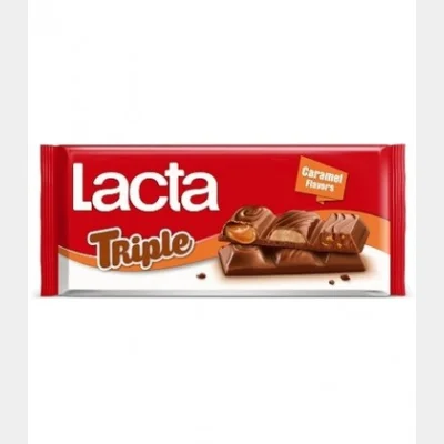 LACTA ΣΟΚΟΛΑΤΑ TRIPLE CARAMEL 90gr