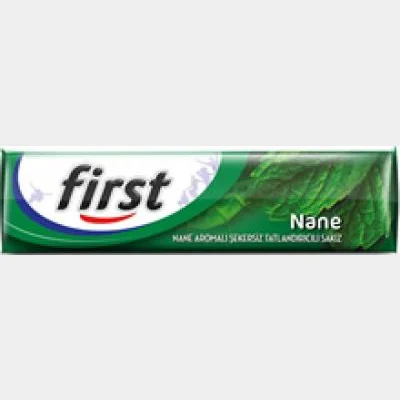 First Chewing Gum Stick Green Mint  13.5 gr