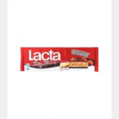LACTA ΣΟΚΟΛΑΤΑ BIG TIME STRAWBERRY CHEESECAKE 300gr
