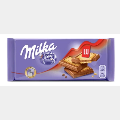 Milka Tablet Chocolate Lu  87 gr