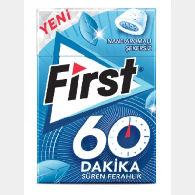 First 60 Minutes Mint Gum  20 gr