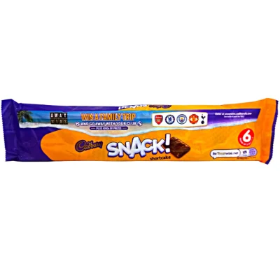 Cadbury Snack Shortcake 6 Pack 120g