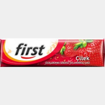 First Chewing Gum Stick Strawberry 13.5 gr