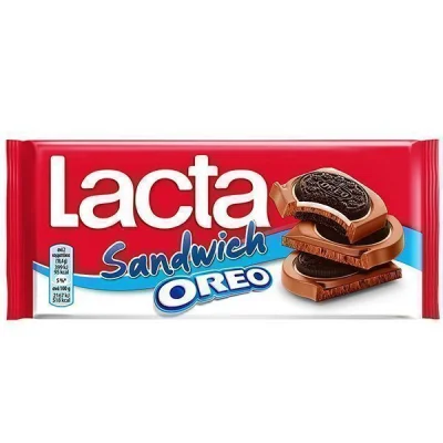 LACTA CHOCOLATE 92gr. SANDWICH OREO