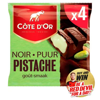 Côte d'Or Bar Dark Pistachio 4-Pack