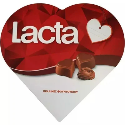 LACTA CHOCOLATE 165gr. BIG HEART CASE