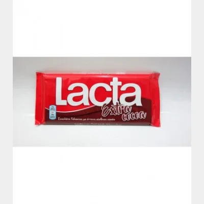 LACTA MILK CHOCOLATE EXTRA COCOA 185gr