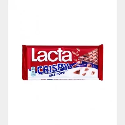 LACTA ΣΟΚΟΛΑΤΑ CRISPY RICE POPS 100gr