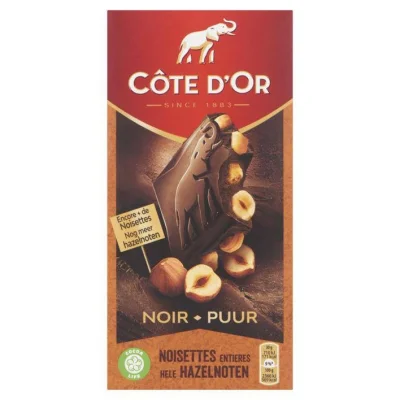 Côte d'Or Tablet Dark Whole Nuts 180g