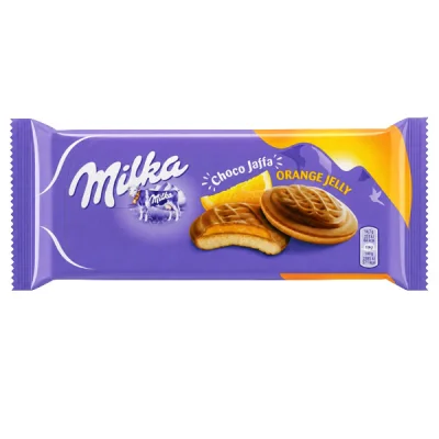 Milka Cookies Jaffa Orange 147g
