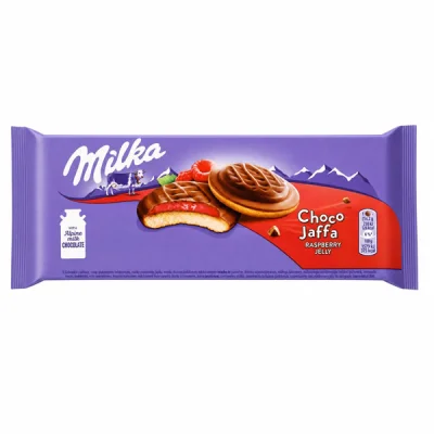 Milka Cookies Jaffa Raspberry 147g